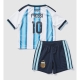 Argentina Lionel Messi #10 Replike Domaci Dres za djecu SP 2026 Kratak Rukav (+ Kratke hlače)